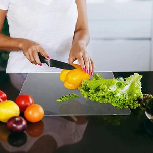 Clear Acrylic Chopping Board Reusable Cooking Cutting Board For Fruits Veget EUY - Picture 1 of 24