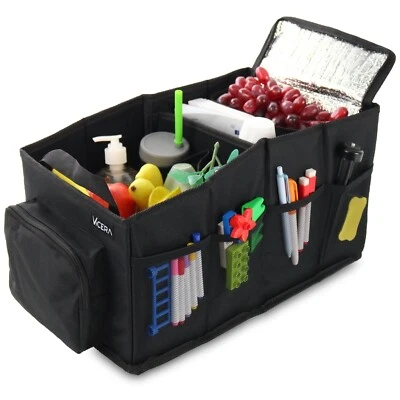 Auto Organizer Kinder | Faltbarer Autositz Organizer mit Kühltasche - Bild 1 von 4