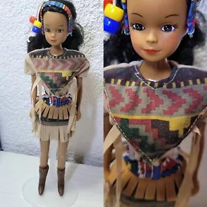 Vintage Steffi Love Indianerin Doll Klone Barbie Puppe Indian Princess Repaint - Bild 1 von 19