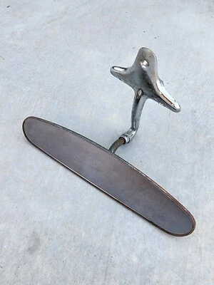 Original 1953 1954 Desoto Interior Rear View Mirror Head & Arm Bracket OEM 53 54 - Imagem 1 de 4