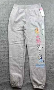 NEW Disney Bluey & Friends Graphic Joggers Fleece Sweatpants Gray Adult Size XS - Picture 1 of 4