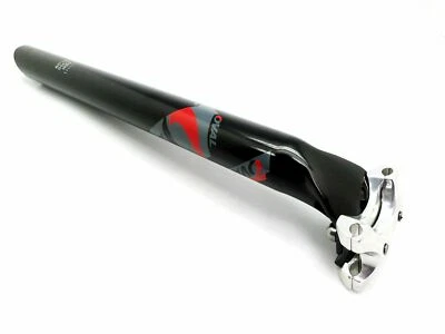 Oval Concepts M600 31.6 X 350mm Seatpost / Seat Post (Red / Grey Decal) - Image 1 of 4