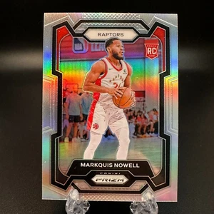 2023-24 Panini Prizm Markquis Nowell Silver Prizm RC #300 Toronto Raptors - Picture 1 of 2