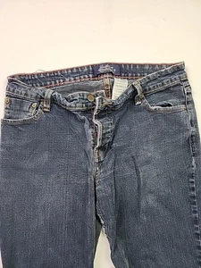 levis strauss Signature Jeans Lowcrise Boot Cut Juniors 13 Button Fly - Picture 1 of 9