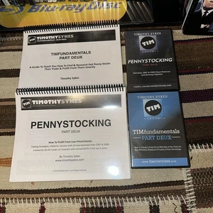 Timothy Sykes Pennystocking Teil Deux DVD Papier Mappe Posten - Bild 1 von 4