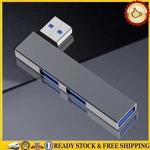 Station d\'extension OTG HUB USB 3 en 1 de type C pour ordinateur portable (gris - Afbeelding 1 van 8