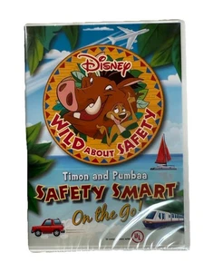 Disney Wild About Safety w. Timon & Pumbaa: Safety Smart ON THE GO DVD - NEW - Imagen 1 de 2
