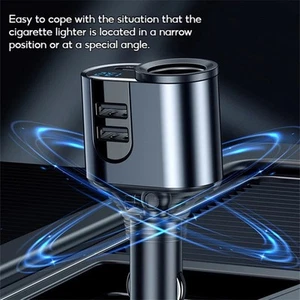 Car Charger 5V3 6A Output with LED Display for Battery Health Monitoring - Zdjęcie 1 z 7