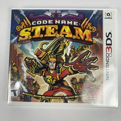 Code Name: S.T.E.A.M. (STEAM) - Nintendo3DS - First Print | Factory Sealed | New - Image 1 of 4