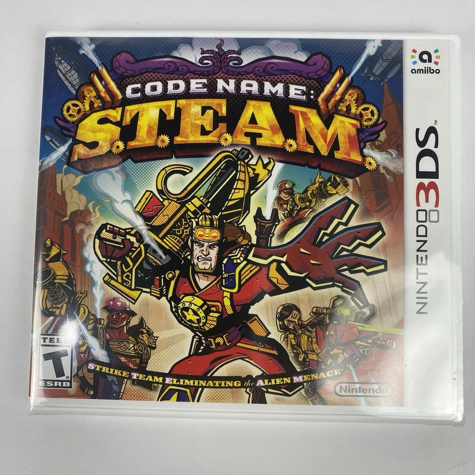 Code Name: S.T.E.A.M. (STEAM) - Nintendo3DS - First Print | Factory Sealed | New - Image 1 of 4