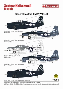 General Motors FM-2 Wildcat 1944-45 - 48050 - decals - Picture 1 of 2
