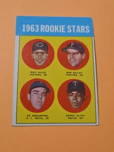 1963 Topps Baseball #228 1963 Rookie Stars Oliva EX - Picture 1 of 9