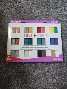 Sculpey Premo + Souffle Clay Multipack 24/Pkg-1oz - Picture 1 of 1