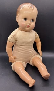 Vintage American Character Baby Sue 1948 Puppe 15 Zoll Stoffkörper Vinyl Schlafaugen - Bild 1 von 23