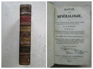 [Manuel RORET] FONTENELLE : MANUEL DE MINERALOGIE, 1827. - Imagen 1 de 19