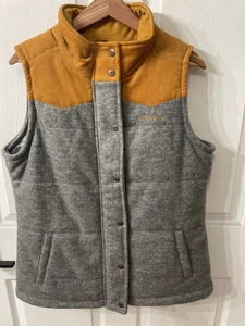 Cinch Damen Steppweste grau/gold angeraut Tweed MAV9884002 Gr. L Western  - Bild 1 von 13