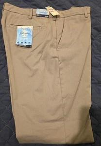  IZOD Saltwater Stretch Chino Straight Fit Mens 38x30 FF Cinderblock NWT  - Picture 1 of 6
