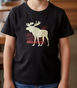 Abercrombie Kinder Baumwollmischung Rundhalsausschnitt T-Shirt Jungen Größe 5 - Bild 1 von 7