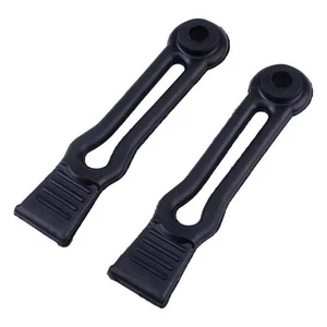2x Rubber Hood Tie Down Strap Latch Band Fit for YAMAHA Rhino 450 660 700 - Picture 1 of 5