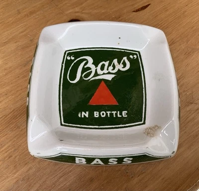 Vintage Bass Brewery Advertising Ashtray Breweriana Memorabilia Man Cave Pub - Image 1 of 4