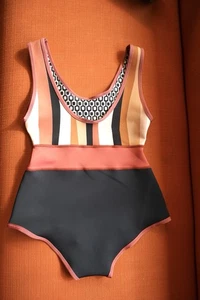Traje de baño Free People Seea Lido de una pieza para mujer mediano - Imagen 1 de 7