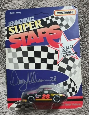 Vtg Davey Allison 1992 Matchbox Racing Super Stars 1/64 Diecast Ford Thunderbird - Image 1 of 4