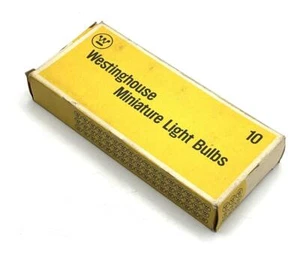 Westinghouse 1666 Miniature Light Bulbs 28 Volts Box Of 10 - Picture 1 of 2