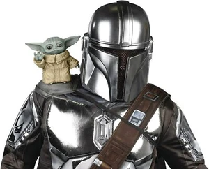 Star Wars The Mandalorian The Child Shoulder Sitter Baby Yoda Costume Rubie's - Picture 1 of 5