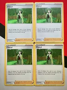 Cheryl Trainer 123/163 Battle Styles x4 Pokemon Playset 4x PACK FRESH - Picture 1 of 1