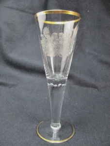 Großer!Kristall-Glas Trink-Pokal geschliffenes Familienwappen vor 1900 Barock! - Picture 1 of 19