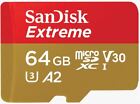 Sandisk Micro SD Memory Card Extreme 64GB 128GB 256GB 512GB Class10 SDHC SDXC