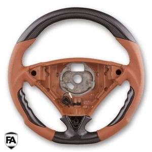 Porsche Cayenne Sportlenkrad Carbon Leder Havanna 955 957 V2 - Bild 1 von 3