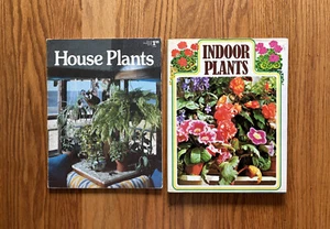 Lot of 2 Books Indoor Plants Hardcover Book & House Plants Softcover Book VGC - Picture 1 of 23