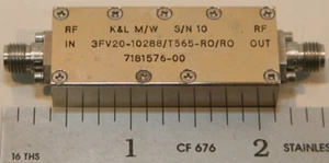 K&L Microwave Filter 3FV20-10288/T565-RO/RO - Picture 1 of 1