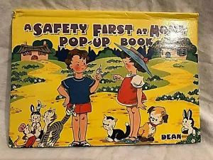 A Safety First at Home Pop-Up Book - Dean and Son 1969 - Scarce - Imagen 1 de 8