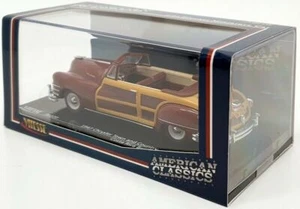 CHRYSLER TOWN E COUNTRY 1947 COSTA RICA MARRONE VELOCITÀ 36220 1/43 SUN STAR - Foto 1 di 5