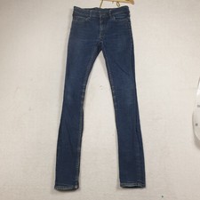 Cheap Monday Womens Jeans Size 29W 34L or 11AU Skinny Stretch Slim Fit Dark Blue