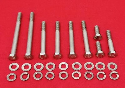 KIT DE PERNOS DE BOMBA DE AGUA FORD JUEGO HEXAGONAL DE ACERO INOXIDABLE 1994-1995 5,0 L 302 EFI MUSTANG Foto 1 de 2