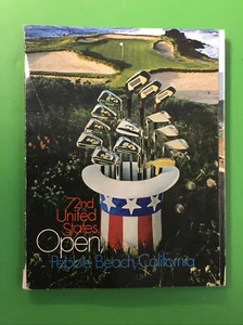 1972 72nd US Open Program Pebble Beach Winner Jack Nicklaus 1st Win - Picture 1 of 4