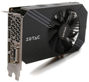 Zotac GeForce GTX 1060 Mini Graphics Card, 6GB GDDR5, DVI, HDMI, 3x DP Bulkware