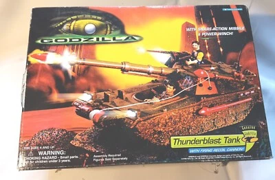 Godzilla, thunderblast tank,  Trendmasters, 1998 NIB.  - Image 1 of 4