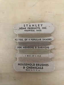 Vtg Stanley Home Products Advertising Sewing Kits Mending Darning  - Picture 1 of 2