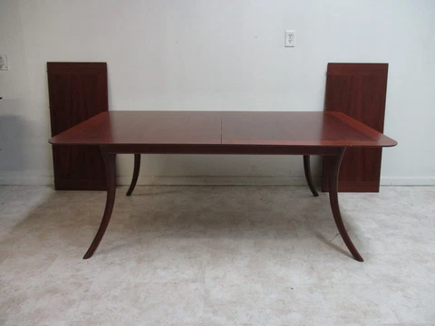 Bexley Heath Widdicomb Teak Dining Room Conference Table Danish Modern Cover