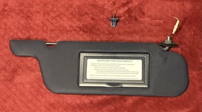 Viseira solar lateral direita 89-97 Ford Thunderbird Mercury Cougar azul fabricante de equipamento original - Imagem 1 de 4