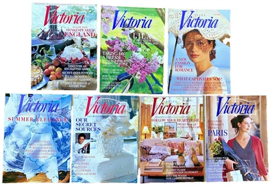 7 Victoria Bliss Magazines 3 + 5-10, 2000 Recipes Paris England Lilacs Fashion K Foto 1 de 4