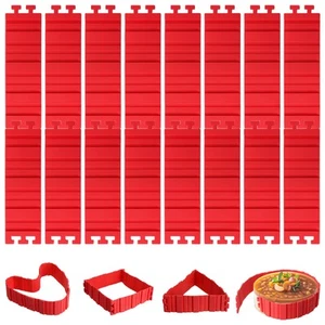 16 Pack Silicone Cake Mold Magic Bake Snake, Silicone Cake Shapers for DIY Ro... - Picture 1 of 6