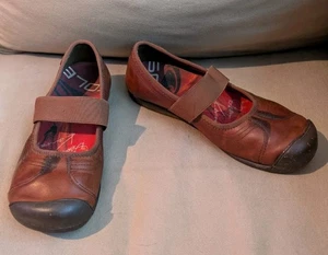 Keen Sienna Mary Jane bequeme Damenschuhe Slipper flache Schuhe braun Leder Damengröße 10 - Bild 1 von 8