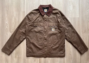 Carhartt Arctic Coat Brown Waxed Jacket - Picture 1 of 16