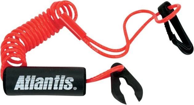 Atlantis Standard Lanyard Red #A2103 for Kawasaki/Polaris/Tigershark Foto 1 de 1