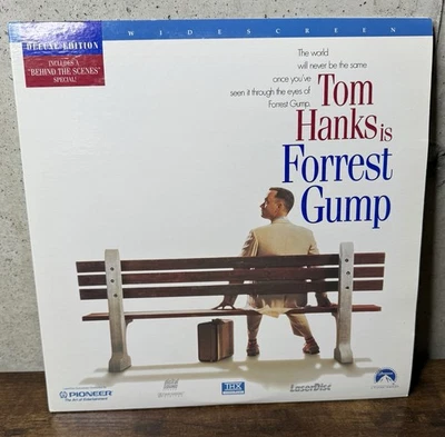 Forrest Gump Laserdisc Deluxe Edition Free Shipping Tom Banks - Imagem 1 de 3